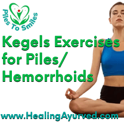 Kegel exercises for hemorrhoids.